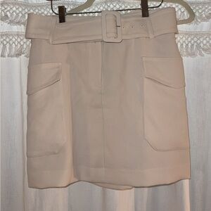 Express Tan Belted Skirt